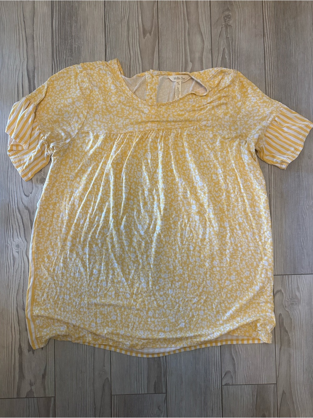 Matilda Jane Yellow Floral Short Sleeve Tunic